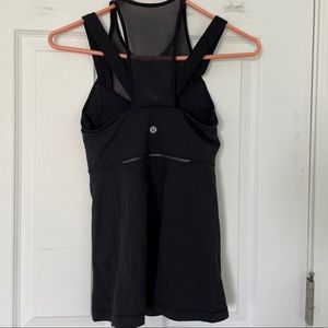 Black lululemon tank top